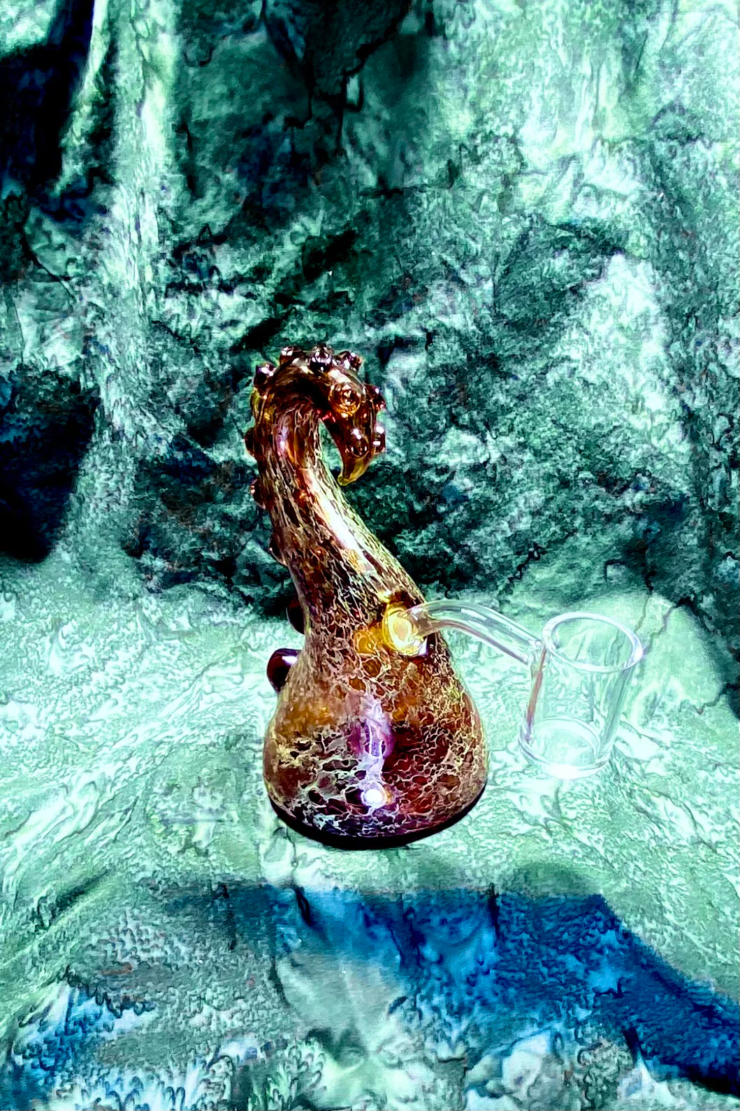 The Glass Cure - 5.25" Octopus Tentacle Bubbler (10MM Female) (185g) - Image 12