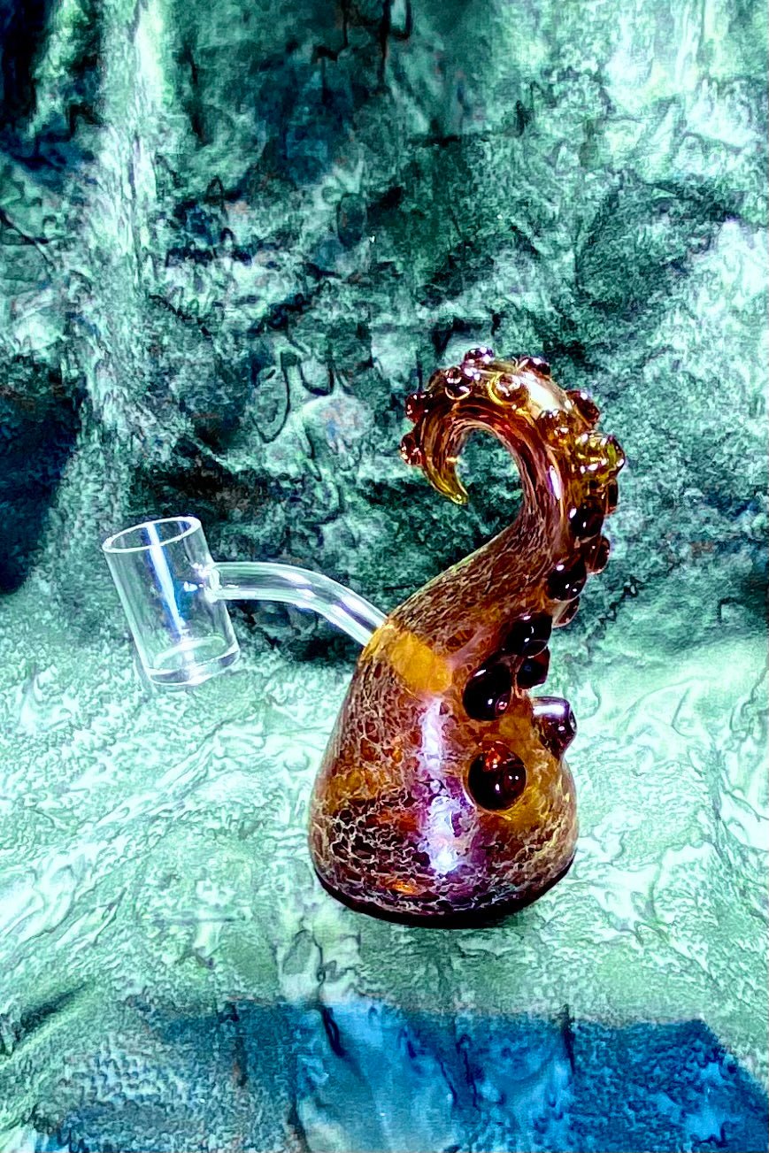 The Glass Cure - 5.25" Octopus Tentacle Bubbler (10MM Female) (185g) - Image 8